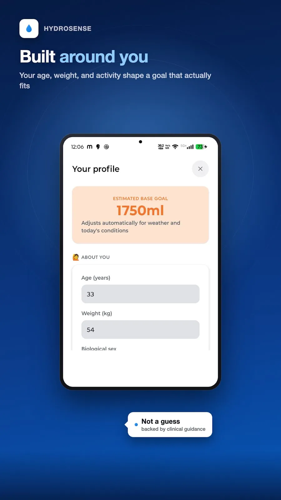 Hydrosense: Built around you